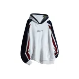 Бело-серый с флисовой подкладкой (Темно-синий текст) - Y111