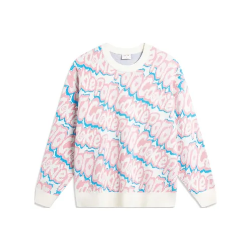 LINING x LOL Sports Life Collection Трикотаж Унисекс Буква С принтом по всей поверхности