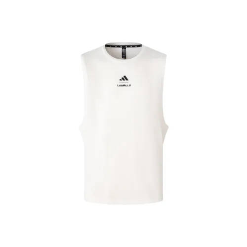 Adidas x LES MILLS Топ Мужской Нефритовый Белый
