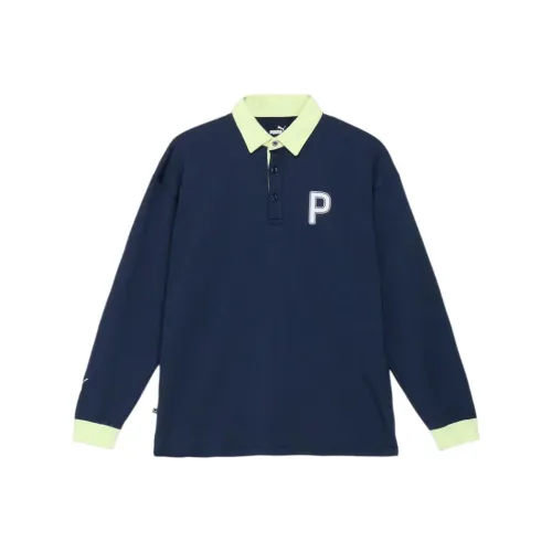 PUMA Golf DRYCELL Поло Мужское Темно-Морской Синий