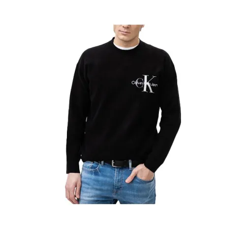 CK Calvin Klein FW23 Свитер Мужской Черный