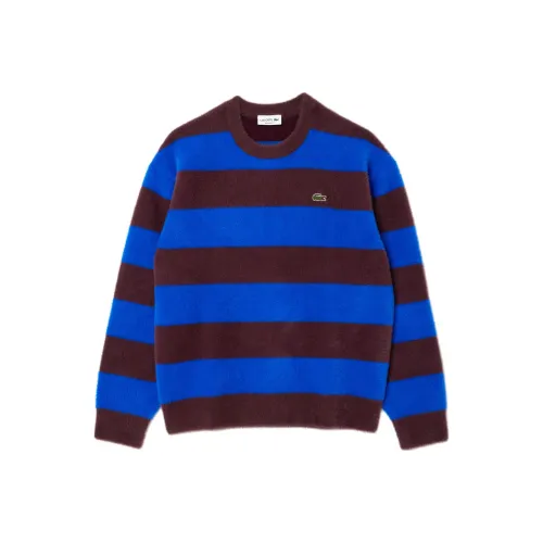 LACOSTE Collaboration Синие полосы Мужской Трикотаж