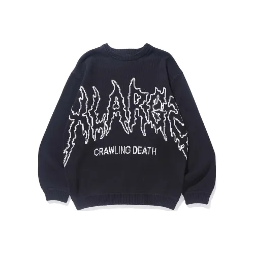 XLARGE x Crawling Death SS24 Трикотаж Унисекс Черный