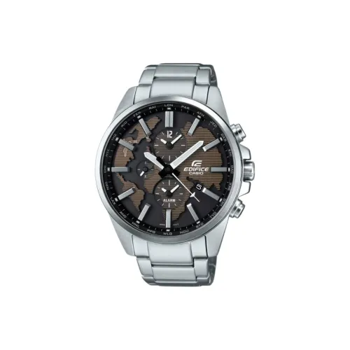 CASIO EDIFICE Кварцевый механизм нержавеющая сталь ремешок мужские часы циферблат часов кофе