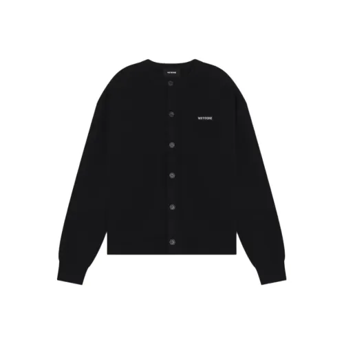 WE11DONE FW24 Свитер Унисекс Черный