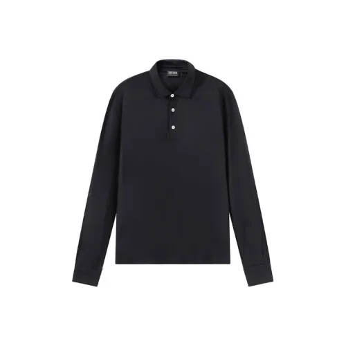 Ermenegildo Zegna Темно-синие мужские свитеры