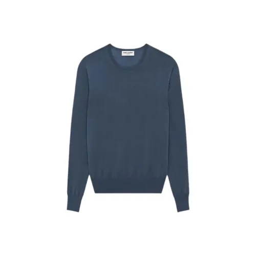 SAINT LAURENT Свитер Мужской Бирюзовый