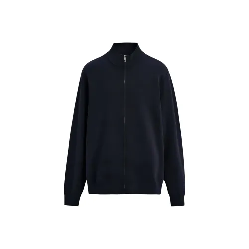 ZARA Морской синий Мужской Трикотаж