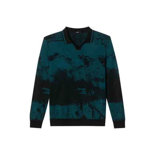 LIU·JO UOMO Свитер Мужской Черный Зеленый