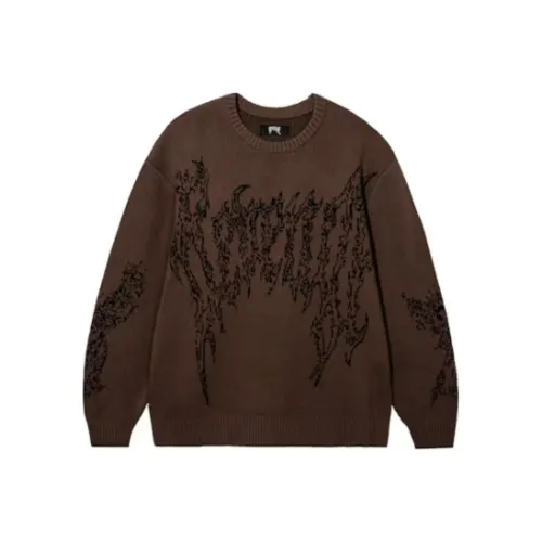 Revenge Свитер Унисекс Коричневый Черный