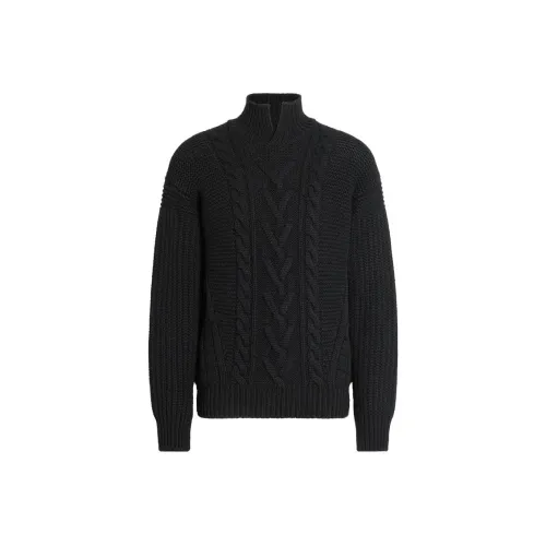 Ermenegildo Zegna Черные Мужские Свитера