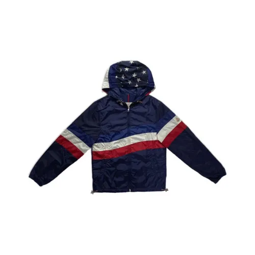 MONCLER Мужские синие куртки