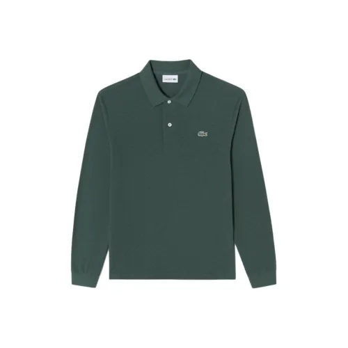 LACOSTE Поло Мужское Серый Зеленый