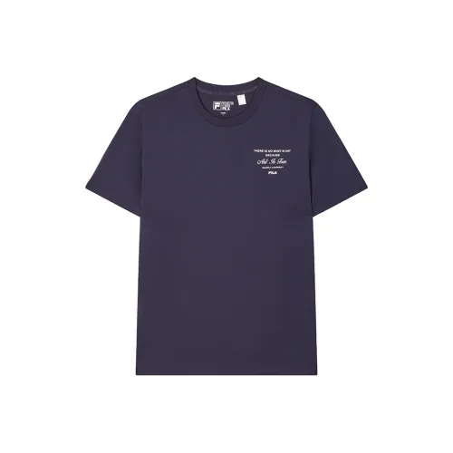 FILA Тёмный Корабельный Синий Мужской Трикотаж