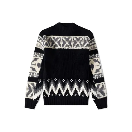 Sacai Мужские черные свитеры