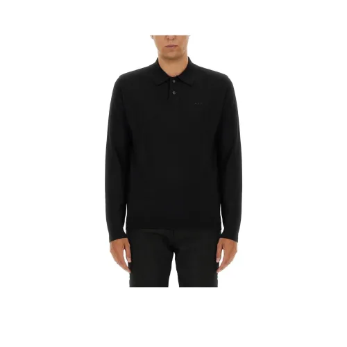 A.P.C. Joint Paragraph Черная Мужская Поло