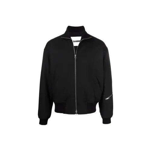 JIL SANDER Мужские черные куртки