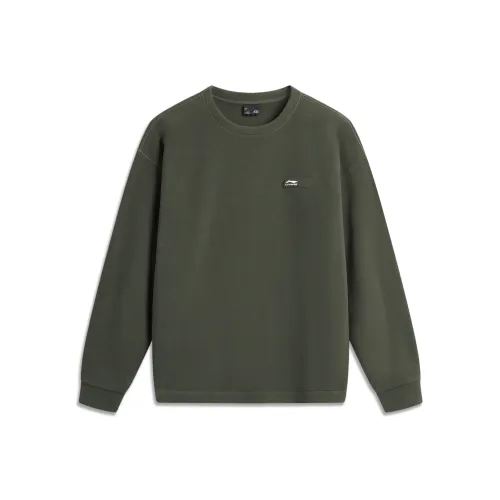 LINING Sports Life Collection Толстовка Мужская Грязно-Зеленый