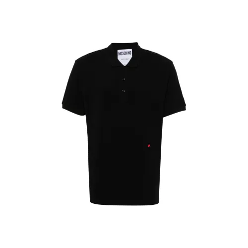 MOSCHINO Поло Мужское Черное
