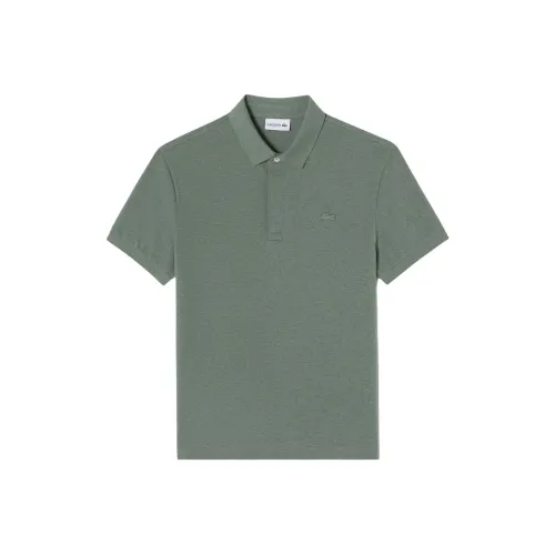 Поло LACOSTE Collaboration Мужское Хаки Зеленый