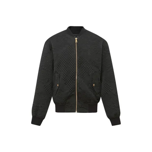 VERSACE Мужские черные куртки