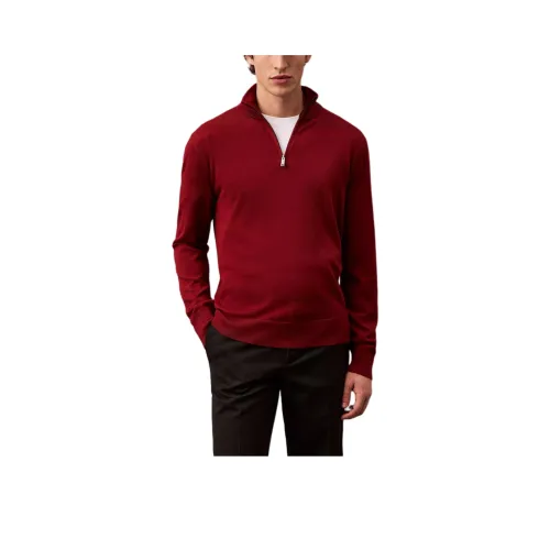 Calvin Klein Red Men's Sweaters Кальвин Кляйн Красный Мужской Свитера