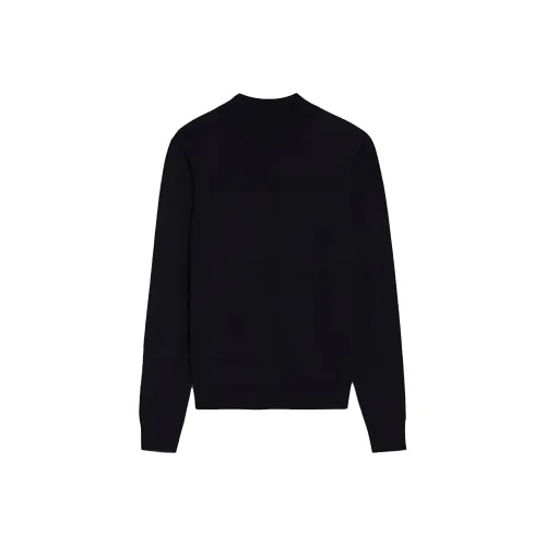 Sandro Мужские черные свитеры