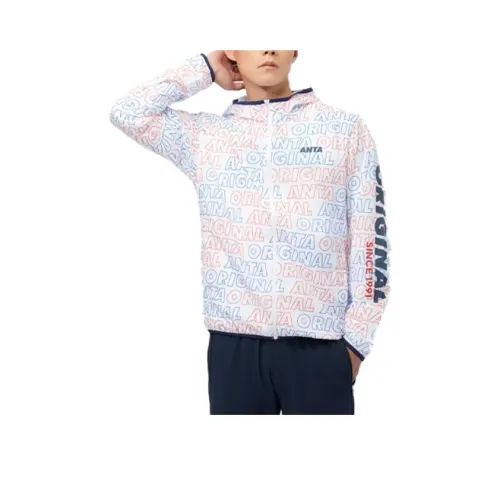 ANTA Куртка Мужская Нефритовая Синяя Белая