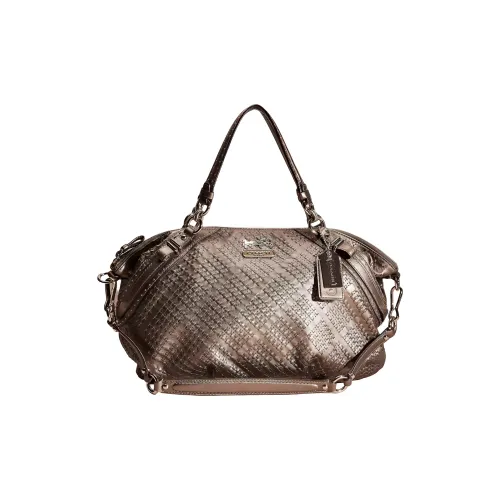 COACH Sophia Кожа Доска для ноутбука Сумка Сумка через плечо Большая Женская Золотая Медная