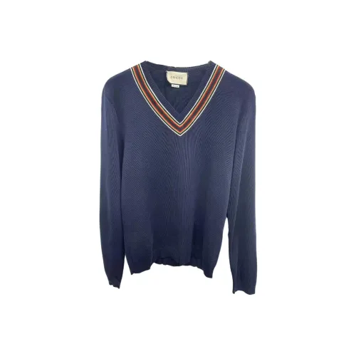 GUCCI Свитер Мужской Морской Синий