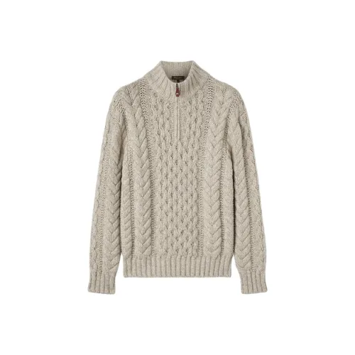 Loro Piana Земляной Умбровый Мужские Свитера
