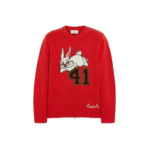 COACH x WHITE RABBIT Свитер Мужской Красный