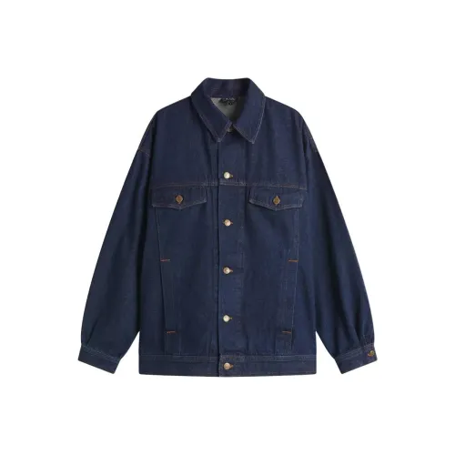 A.P.C. Joint Paragraph Blue Men's Denim Jackets
