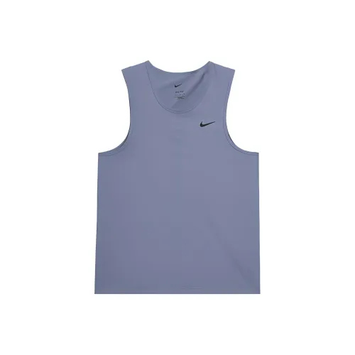 Nike Майка Мужская Серый Сланцево Синий