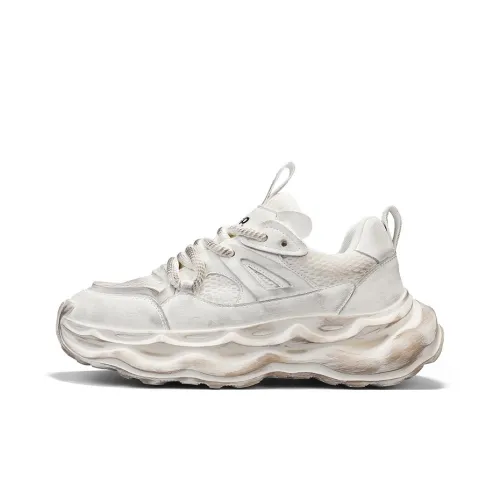 JEEP Street Biking Collection Низкий топ Телесный материал Мужской Белый