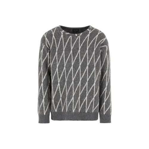 GIORGIO ARMANI Серые Мужские Свитера