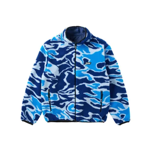 Дворцово-синие унисекс куртки