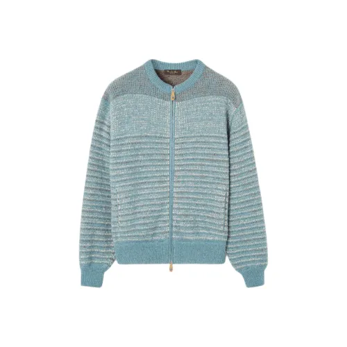 Loro Piana Небесно-голубой Мужские Свитера