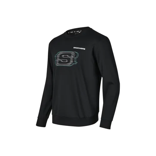 Skechers Sports Life Collection Угольный Черный/0018 Мужские Толстовки