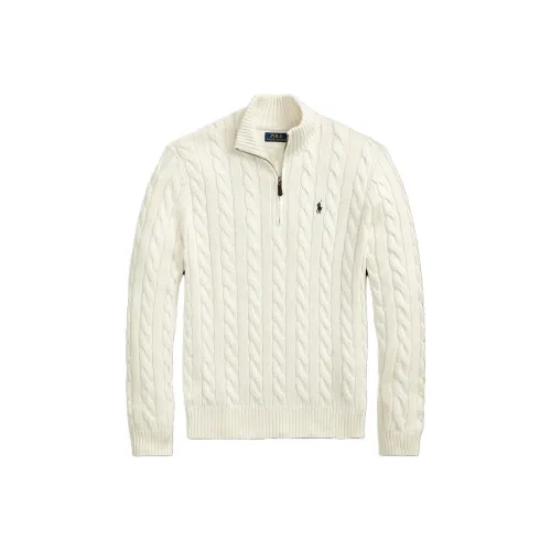 Polo Ralph Lauren Экрю Мужской Трикотаж