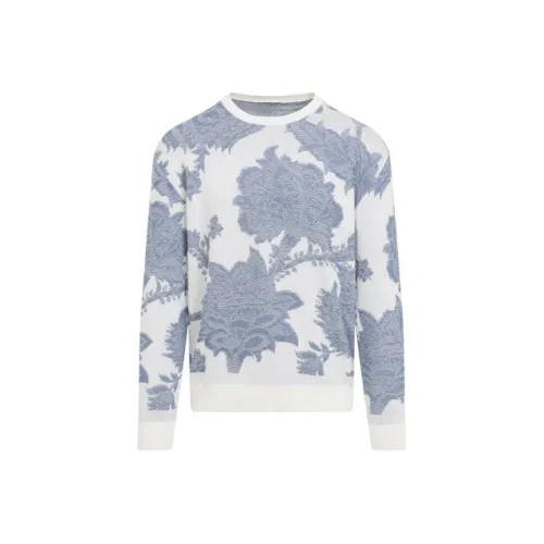 ETRO Мужские Синие Свитера