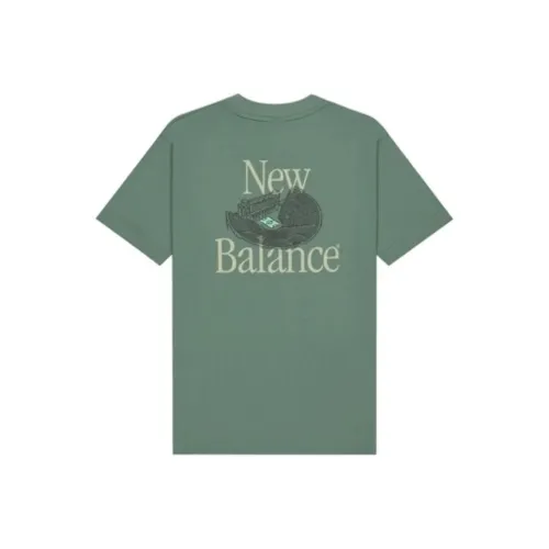 New Balance SS25 T Рубашка Мужская Армейский зеленый DKJ