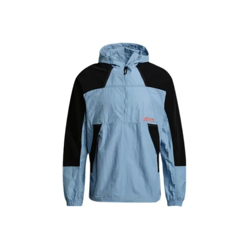 Adidas Originals Clover Series Outfit Куртка Мужская Небесно-Синий