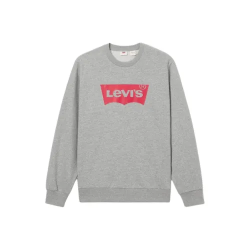 Levis Gray Men's Sweatshirts Левис Серый Мужской Свитшот