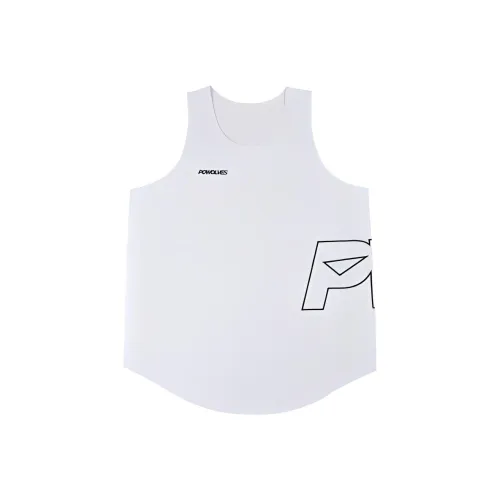 Powolves Белая Унисекс Футболка