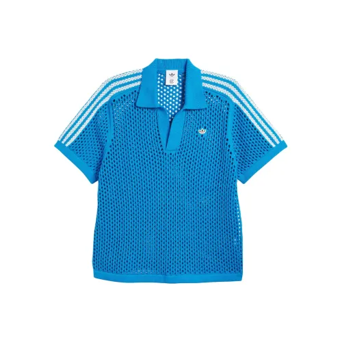 Adidas Originals X CLOT FW24 Поло Унисекс Blue
