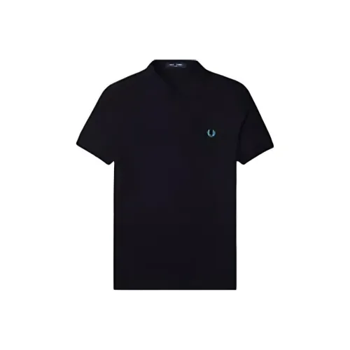 FRED PERRY Collaboration FW24 Поло Мужское Черное