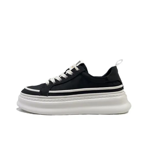 SENJIALUO Low-Top Canvas Shoes Men's