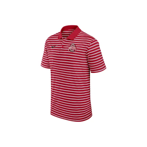 nike Dri Fit CollegeVictory Ohio State Buckeyes Primetime Поло Мужской Красный
