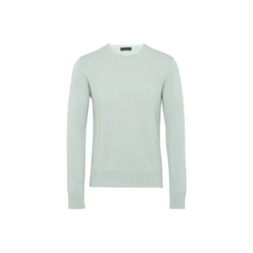 PRADA Синие Мужские Свитера